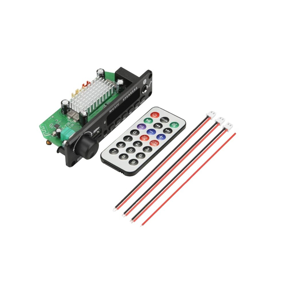 2X100w 12V Amplifier Audio Player Bt 5.0 Mp3 Decoder Board Mp3 Player Car Fm Radio Module Usb Mic Record Call 6033876954300