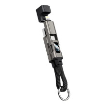 65W 4 in 1 Fast Charging Cable Keychain Data Cable with Digital Display Intelligent Wire Cable for //