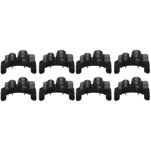 8Stk Mini Kabelclips Schwarz Für Kabelmanagement Drahthalterung 1