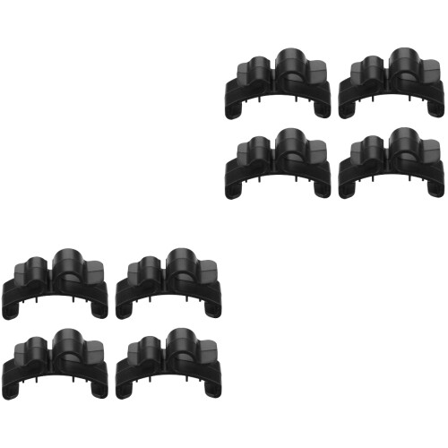 8Stk Mini Kabelclips Schwarz Für Kabelmanagement Drahthalterung 2
