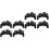 8Stk Mini Kabelclips Schwarz Für Kabelmanagement Drahthalterung 4
