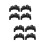 8Stk Mini Kabelclips Schwarz Für Kabelmanagement Drahthalterung 5