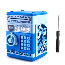 ATM Piggy Bank for Boys Girls, ATM Coin Bank Money Saving Box with Password, for Adults with Auto Grab Bill Slot