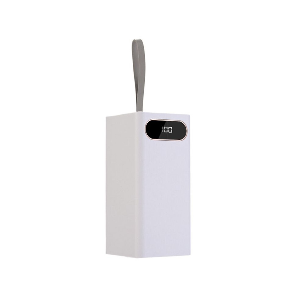 Diy 28X18650 Battery Case 10W Power Bank Case Batteries Detachable Storage Box Holder With Camping Light/White 6032455333062