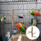 Bird Perch Stand Training Wooden Light Brown 1 Set 2