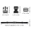 2pcs adjustable golf trolley cart bag straps with quick release buckle 2