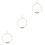 3Pcs Durable Multi Metal Anklets Shell Ankle Foot Chains for Travel 5