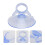 24Pcs Transparent Fish Tank Fixed Suction Cups Durable PVC Pull Ring 9