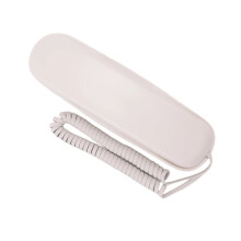 Wired Wall Phone, Hotel Small Phone, Suitable for Home/Bathroom/School/Office Fixed Wall Phone, White