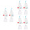 12Pcs Portable Soap Foaming Pouches for Face Cleaning Soft Mesh Design 6