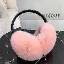 100% Rex Rabbit Fur Earmuffs Women Fashion Men Warm Russia Winter Real Fur Earmuffs Children Ear Cover Fur Earlap Girl