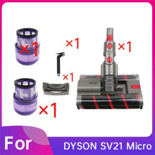 Tête de Nettoyage à Rouleau Souple de Rechange pour SV21-Micro Aspirateur Robot, Efficacité de Nettoyage Améliorée
