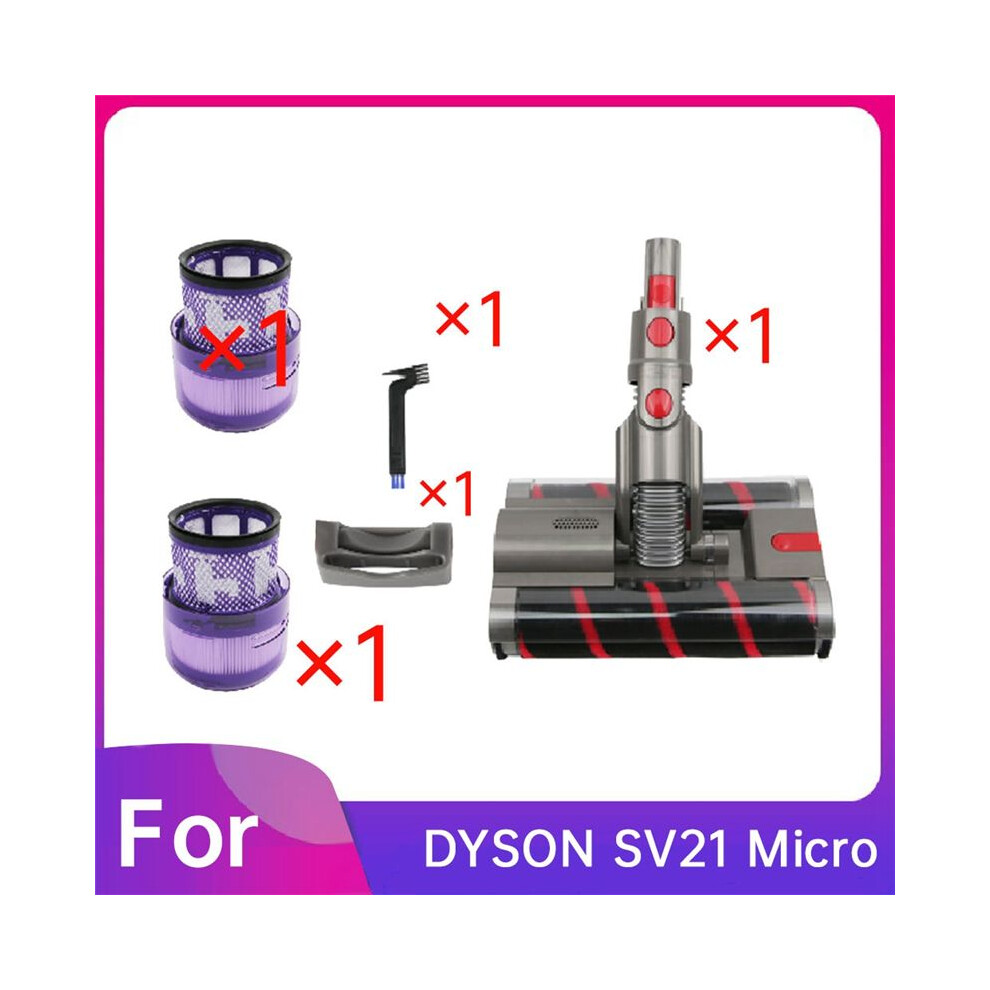 For Sv21 Micro Robot Vacuum Replacement Soft Roller Cleaner Enhanced Cleaning Efficiency 6031406125725