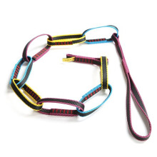 Buiten Klimuitrusting Downhill Forming Ring Sling Daisy Chain Daisy Rope Nylon Daisy Chain Persoonlijk Ankersysteem