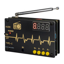 DIY Kit RDA5807M FM Radio 87-180MHz with Digital Tube Display STC15 Microcontroller Electronic Soldering Projects