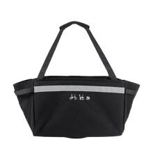 For Folding Bike Front Storage Bag with Bracket,Front Storage Bag Vegetable Basket Bag and Internal Bracket