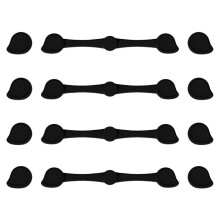 4pcs Air Fryer Magnets Air Fryer Liner Silicone Magnetic Buckle for Aviod Shifting Burning for All Airs Fryers B
