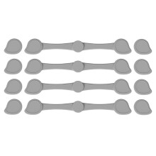 4pcs Air Fryer Magnets Air Fryer Liner Silicone Magnetic Buckle for Aviod Shifting Burning for All Airs Fryers C