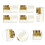 5Pcs Copper Wire Nail Drill Bit Cleaners Assorted Colors for Manicure 3