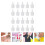 60 Pcs Bottle Caps Glue Nozzle Lash Replacement Tips Eyelash Plug 3