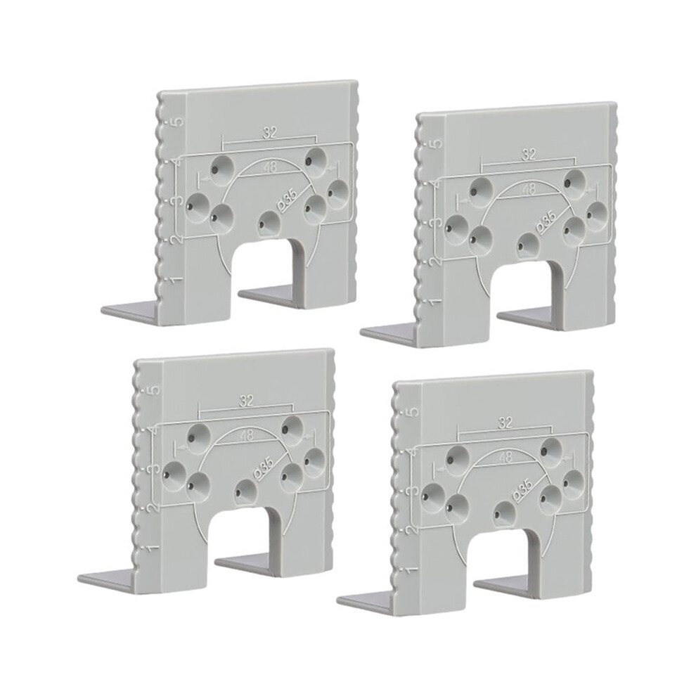 4Pcs Hinge Mounting Jig Door Cabinet Hinge Jigs Auxiliary Tool Hinges Mate Accurate Guide For Home Pocket Drawer Deck 6033681440418