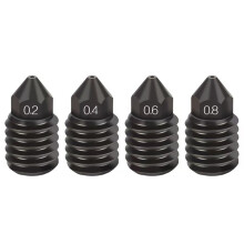 For A1/H2D/ Min Nozzle Hardened Steel 0.2 0.4 0.6 0.8mm Nozzles for Upgraded Hotend 3D Printer Parts
