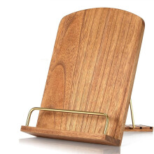 Supporto per Ricettario da Tavolo Regolabile In Legno per un Comodo Utilizzo In Cucina, Adatto Anche per Tablet
