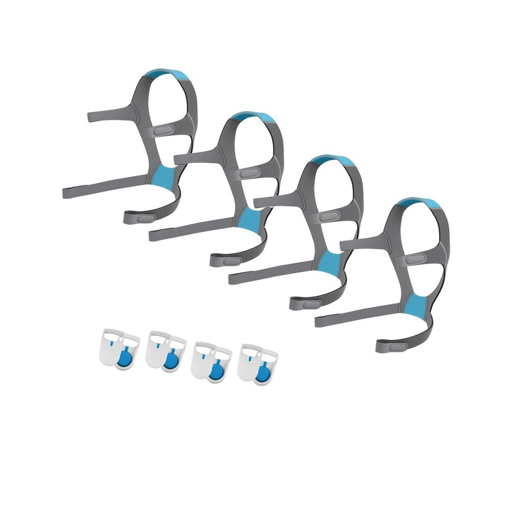 4pcs N20 Headgear for AirFit/AirTouch N20 Nasal Mask,Adjustable Replacement N20 Headgear Strap with 4pair Magnetic Clips