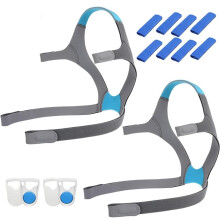 2 Packs F20 Replacement Headgear Compatible for AirFit/AirTouch F20 Full Face Mask,Airfit F20 Headgear with Clips