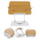 Unbranded  Rotating Wood Grain Reading Stand Book Support Office 7