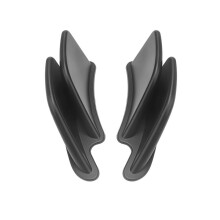 Motorcycle Winglet Tail Downforce Naked Spoiler Fairing Deflector for 450SR 450SRS 675SR 2022-2025 (Matte Black)