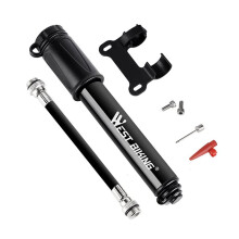 WEST BIKING 100Psi  Bike Pump Bicycle Hand Air Pump Tire Inflator Schrader Presta Valve MTB Road Cycling Pump
