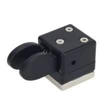 Morse Code Telegraph Key, Double Paddle Automatic Shortwave Radio CW Key, Magnetic Base, High-Precision QU-2021 Model