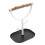 1Pc Parrot Training Stand Wood and Plastic Bird Perch for Desktop Use 3