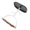 1Pc Parrot Training Stand Wood and Plastic Bird Perch for Desktop Use 4