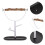 1Pc Parrot Training Stand Wood and Plastic Bird Perch for Desktop Use 7