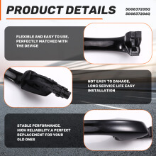1Pair Car Front Left & Right Exterior Door Handles 5G0837205Q 5G0837206Q for