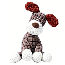 Indestructible Plush Dog Toy for Aggressive Chewers, Squeaky, Soft, Durable, Ideal for All Dog Sizes