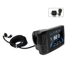 Elcykel 36V-72V LCD T24  Display SM-Kontakt Elcykeldisplay för Elcykeltillbehör