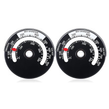 Wood Stove Thermometer Magnetic Oven Temperature Meter for Wood Burning Stoves Fire Stove Pipe Thermometer