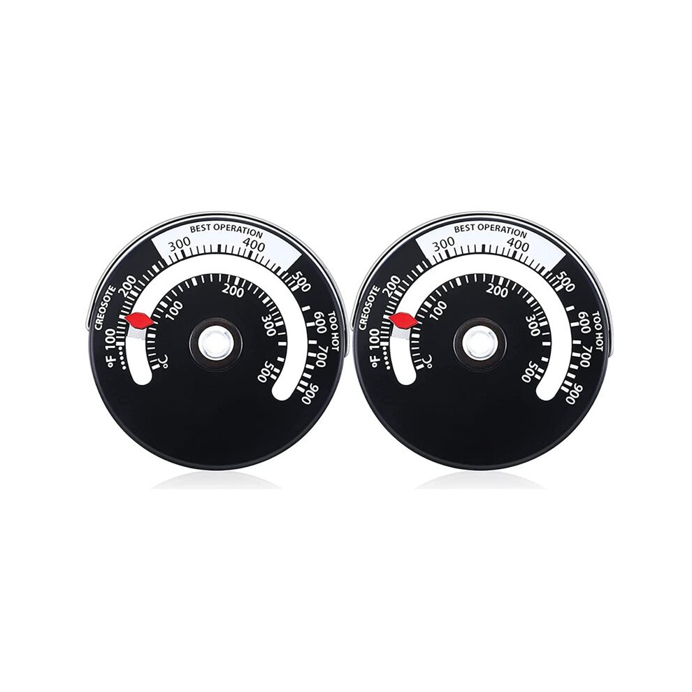 Wood Stove Thermometer Magnetic Oven Temperature Meter For Wood Burning Stoves Fire Stove Pipe Thermometer 6031727322636
