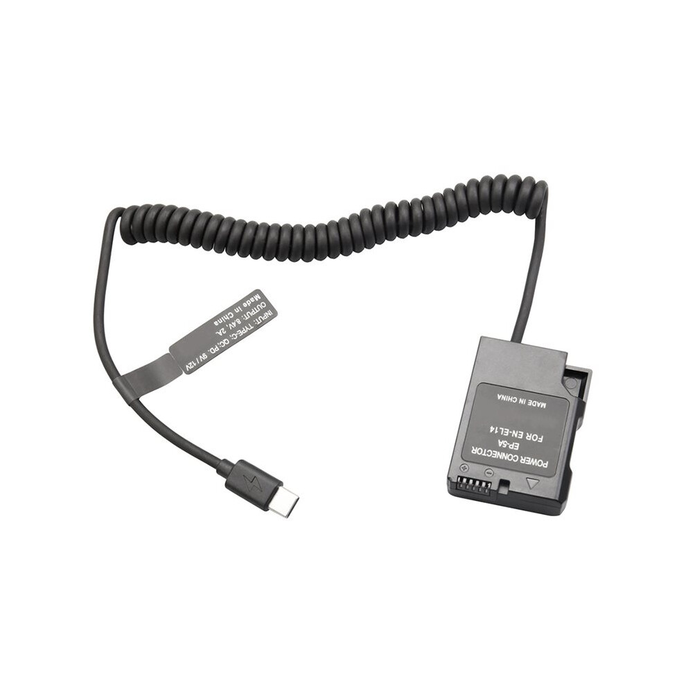 El14 Dummy Coupler Battery Type-C Spring Cable For D3100 D3500 D5100 D5200 D5300 D5600 P7000 P7100 P7700 P7800 6031065838189