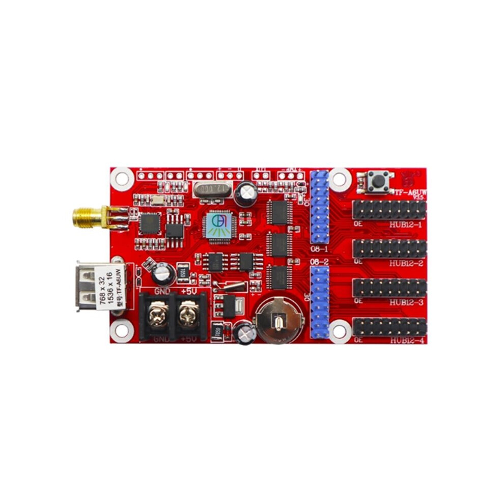 Tf-A6uw Wireless Single Color Led Controller P4.75 P10 Monochrome Scrolling Message Sign Card 6033113280414