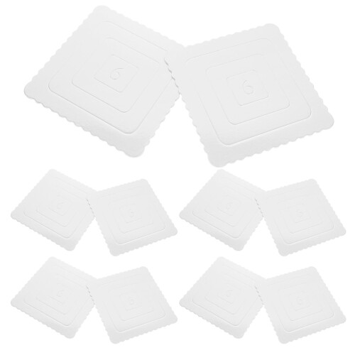 10Pcs Paper Made Square Cake Board Thickened Cake Transfer Plate 1
