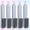 Raindrops 5 Pcs Decor Good Cleaning Effect Brush 20x3.6cm Grey 2