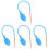 4Pcs Reusable Blue Sugar Creation Blowing Pump for Cookie Decorating 4