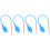 4Pcs Reusable Blue Sugar Creation Blowing Pump for Cookie Decorating 6