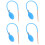 4Pcs Reusable Blue Sugar Creation Blowing Pump for Cookie Decorating 7