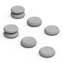6 St Thumb Stick Grip Caps Halkfritt Handtag Rocker Button Cap för One Game Controller Tillbehör Grå