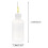 10Pcs Plastic Glue Storage Bottles Needle Tip Dispensers for Craft Use 3